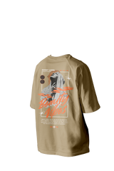 Beauty Vibes Printed Oversized Tee