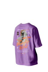 Beauty Vibes Printed Oversized Tee