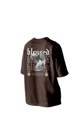 Blessed Printed Oversized Tee