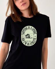 Napping Cat Regular Printed Tee