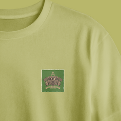 Old School Hot Road Classic Chest Printed Oversized Tee