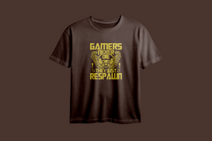 Gamers Never Die They Just Respawn Printed Oversized Tee