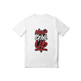 Never Give Up Regular Printed Tee