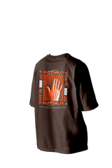 Raised Your Hand Printed Oversized Tee