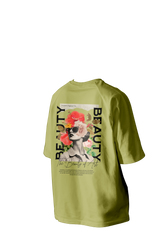The Beauty of Art Printed Oversized Tee