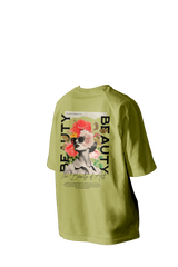 The Beauty of Art Printed Oversized Tee