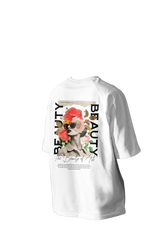 The Beauty of Art Printed Oversized Tee