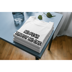 No Fear Trust No One Printed T -Shirt