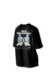 NEO INVADERS Printed Oversized Tee