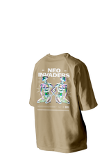 NEO INVADERS Printed Oversized Tee