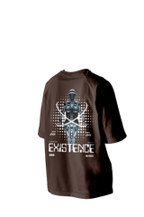 EXISTENCE Printed Oversized Tee