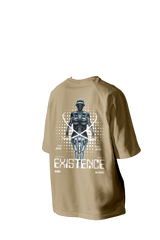EXISTENCE Printed Oversized Tee