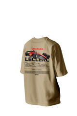 CHARLES LECLERC Printed Oversized Tee