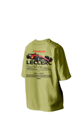 CHARLES LECLERC Printed Oversized Tee