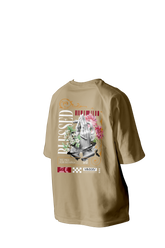 BLESSED MMXXIV Printed Oversized Tee