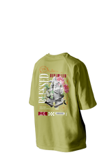 BLESSED MMXXIV Printed Oversized Tee