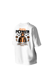 Mask Power Printed Oversized Tee