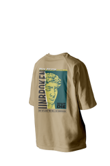 Stay Strong Unbroken Printed Oversized Tee