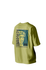 Stay Strong Unbroken Printed Oversized Tee