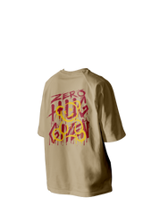 ZERO HUG GIVEN Printed Oversized Tee