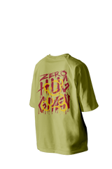 ZERO HUG GIVEN Printed Oversized Tee