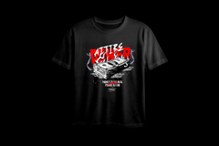 Attire Power Printed Oversized Tee