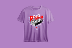 Attire Power Printed Oversized Tee