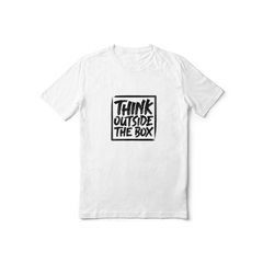 Think Outside The Box Regular Printed Tee