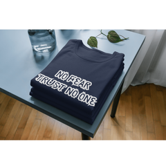 No Fear Trust No One Printed T -Shirt