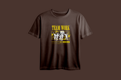 Team Work Printed Oversized Tee