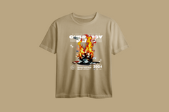 CURRENCY Printed Oversized Tee