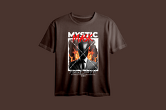 Mystic Mask Printed Oversized Tee