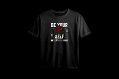 Be Your Self Printed Oversized Tee