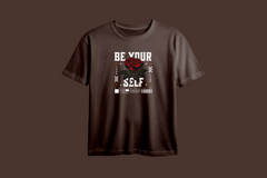 Be Your Self Printed Oversized Tee