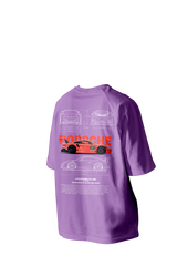 Porsche 911GT Printed Oversized Tee