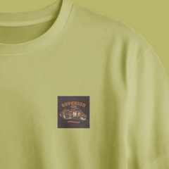 Superior Chest Printed Oversized Tee