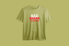 Never did No Harm Printed Oversized Tee