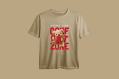 Escape your Comfort Zone Printed Oversized Tee