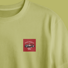 Speed Maniac Chest Printed Oversized Tee