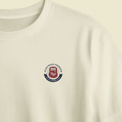 Old School Premium Elite Fitness Club Printed Oversized Tee