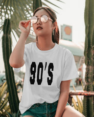 90'S Printed T -Shirt
