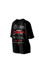 Checo Perez Printed Oversized Tee