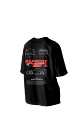 Porsche 911GT Printed Oversized Tee
