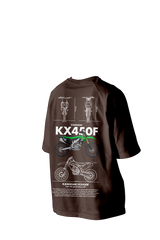 Kawasaki Kx45of Printed Oversized Tee