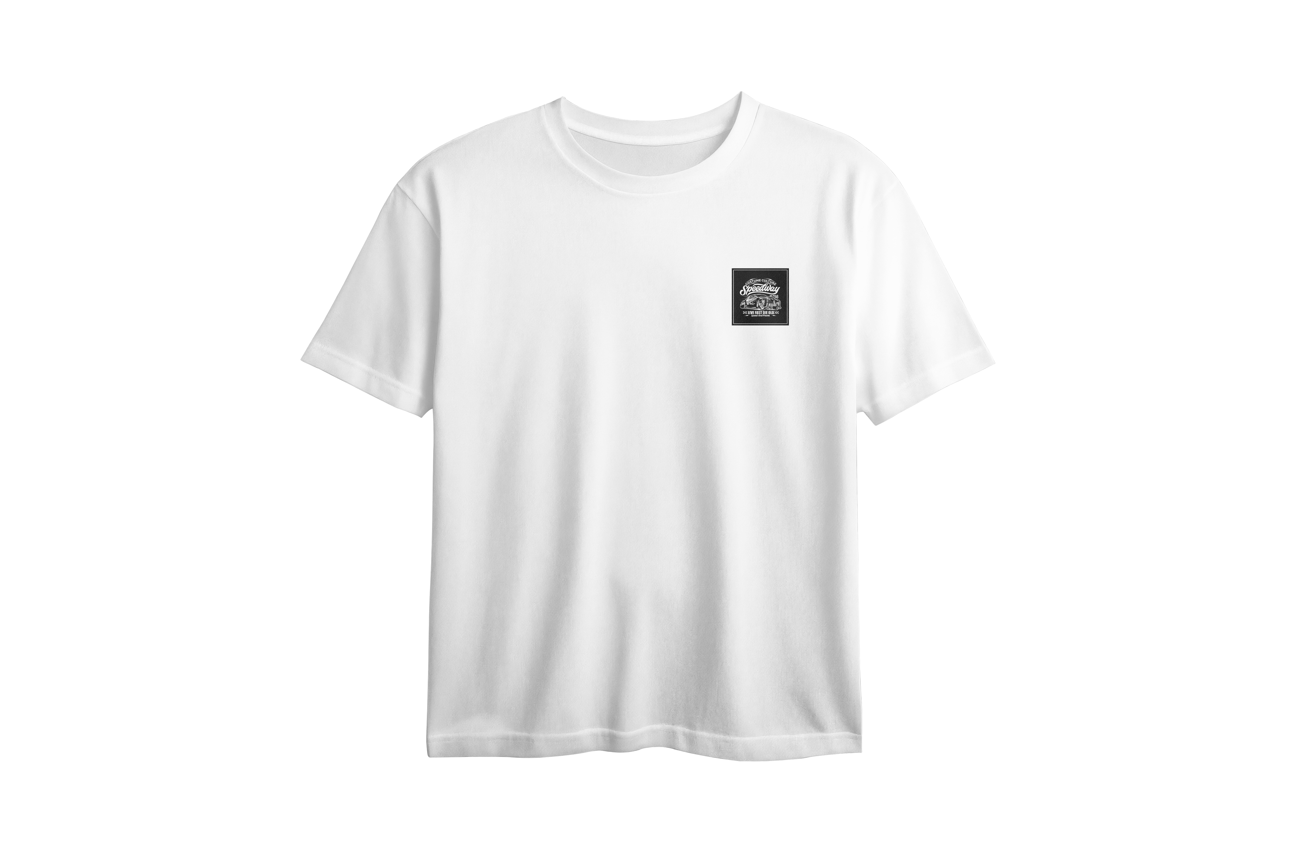 Speedway Chest Printed Oversized Tee