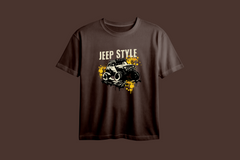 JEEP STYLE Printed Oversized Tee