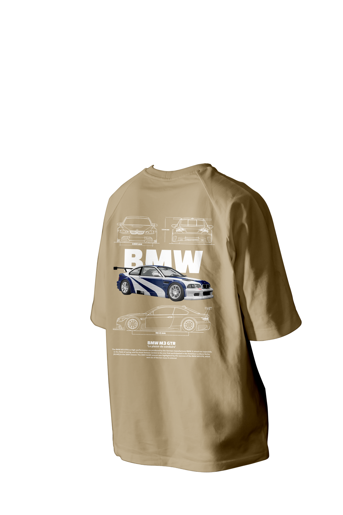 BMW M3 GTR Printed Oversized Tee