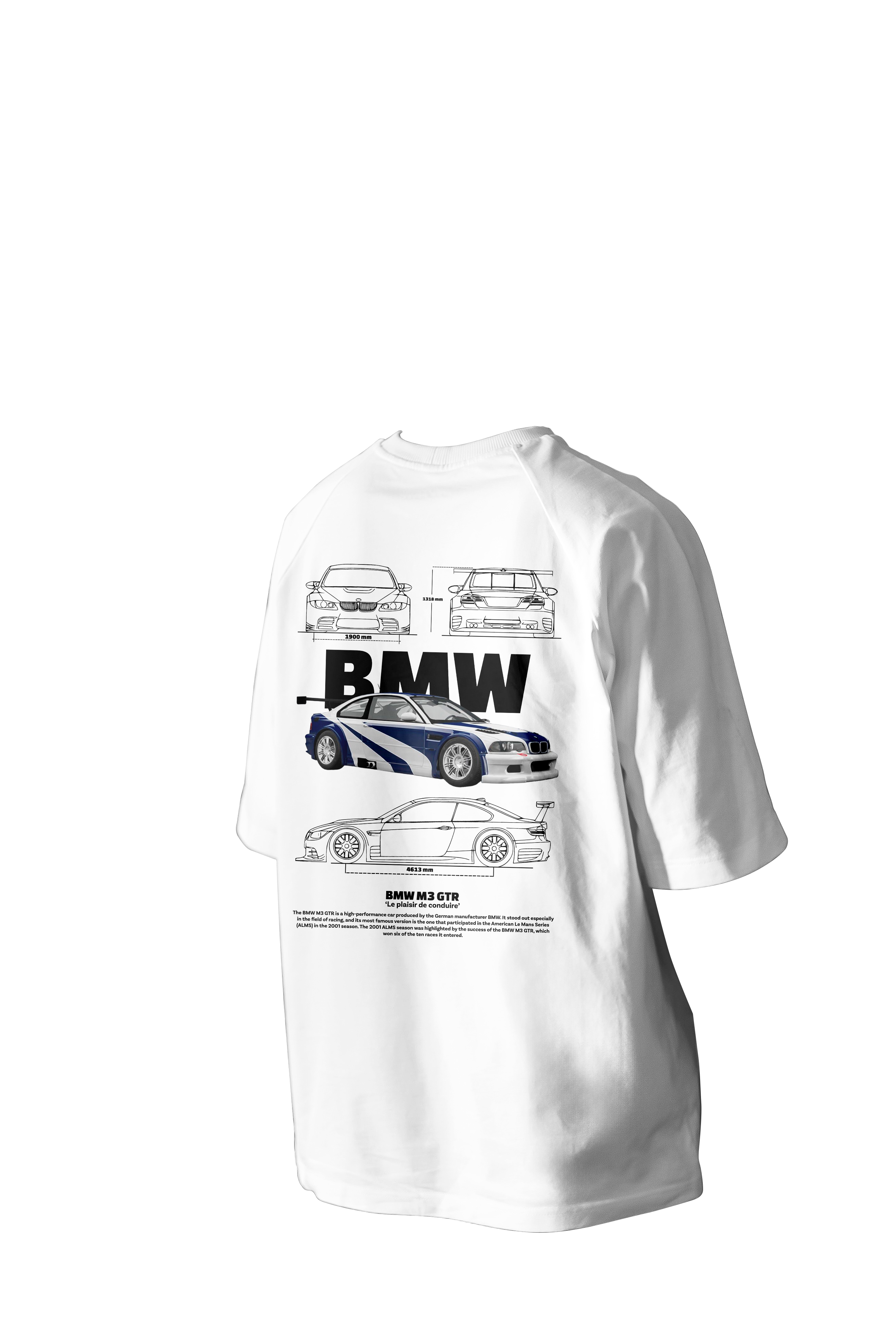 BMW M3 GTR Printed Oversized Tee