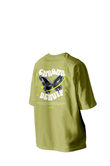 CHROMA BEAUTY Printed Oversized Tee