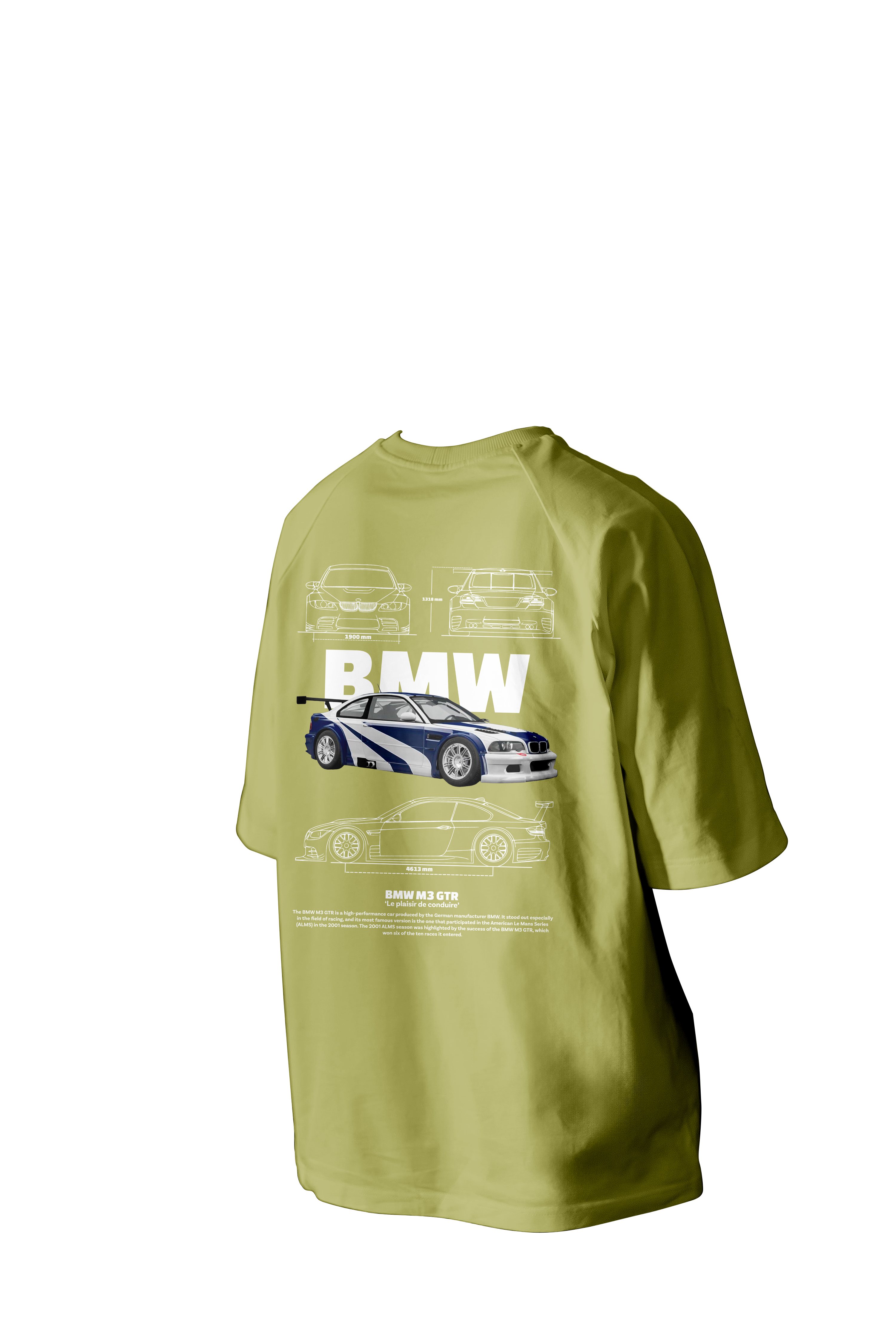 BMW M3 GTR Printed Oversized Tee
